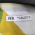ザラ ZARA 幾何学 S/S オープンカラーシャツ メンズ US XL