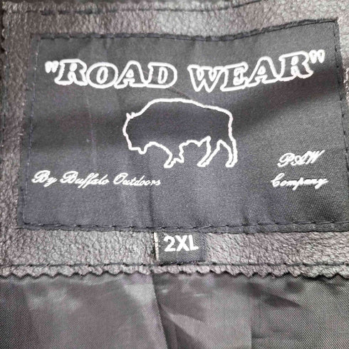 ROAD WEAR レザー ベスト メンズ 2XL