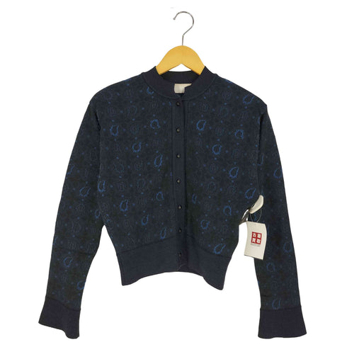 マメクロゴウチ Mame Kurogouchi Paisley Jacquard Knitted Cardigan ペイズリー ジャカード ニットカーディガン レディース JPN:1
