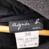 アニエスベー agnes b. ノースリーブタックワンピース レディース 36