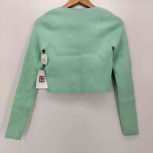 ザラ ZARA Knit cropped Jacket レディース import:M