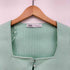 ザラ ZARA Knit cropped Jacket レディース import:M