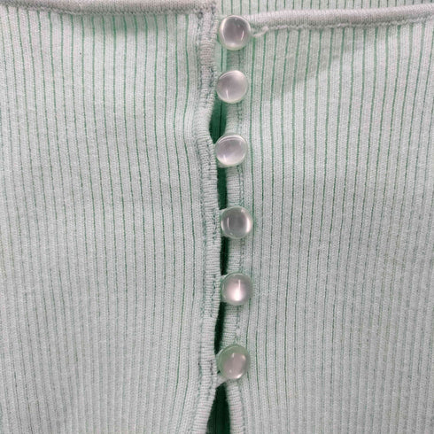 ザラ ZARA Knit cropped Jacket レディース import:M