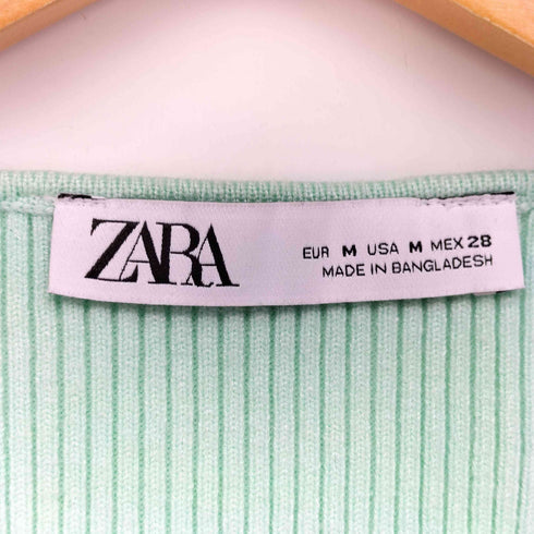 ザラ ZARA Knit cropped Jacket レディース import:M