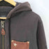 ショットブロス SCHOTT BROS. レザーポケット スタッズ コットン ジップアップパーカー メンズ import:M