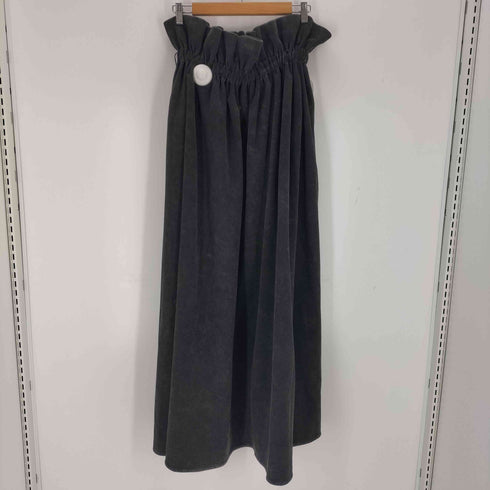 EJ SHEYANG RUFFLE WAIST BELTED SKIRT レディース OS
