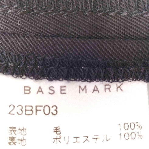 BASE MARK Notched Wool Pants レディース JPN:M