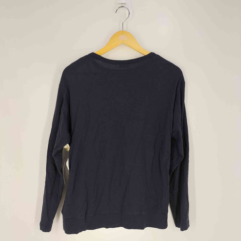ドリスヴァンノッテン DRIES VAN NOTEN フロントプリント 切替 コットンビスコース ロングスリーブTシャツ レディース import:XS