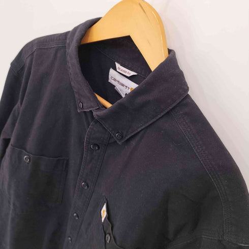 カーハート Carhartt RELAXED FIT ガチャポケ コットンレギュラーカラーシャツ メンズ import:L