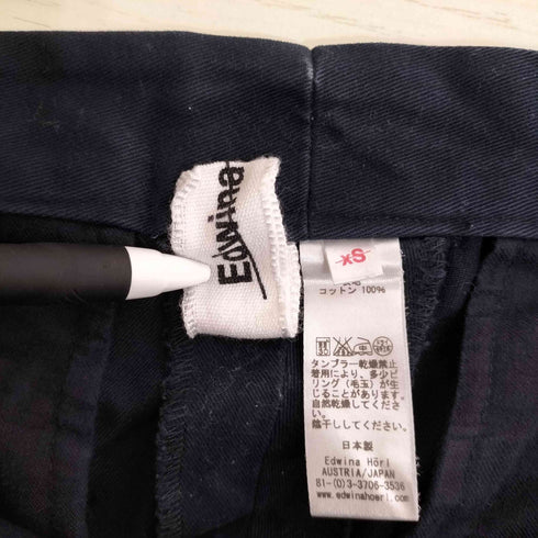 エドウィナホール Edwina Horl サイドホック 1タック チノパン メンズ JPN:XS
