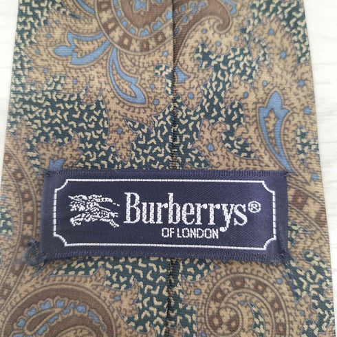 バーバリーズ BURBERRYS ペーズリー柄シルクネクタイ メンズ ONE SIZE