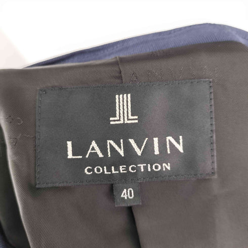 ランバンコレクション LANVIN COLLECTION ストライプテーラードジャケット&スカート レディース 40