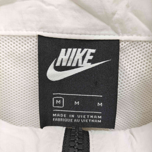 ナイキ NIKE Large swoosh Zipper Windbreaker 裏地メッシュ ビッグ スウッシュ ジップアップ ジャケット レディース import:M