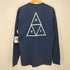 ハフ HUF TRIPLE TRIANGLE L/S TEE トリプルトライアングル プリント Tシャツ メンズ import:L