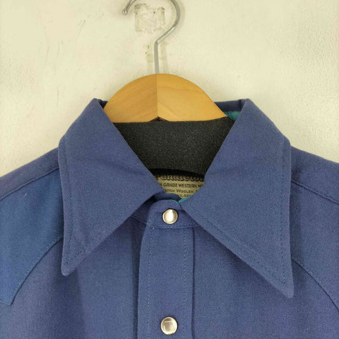 ペンドルトン PENDLETON 70~80s 白タグ ウールウエスタンシャツ メンズ JPN:M
