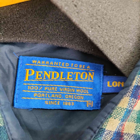 ペンドルトン PENDLETON 90s USA製 ウールチェックシャツ メンズ JPN:L