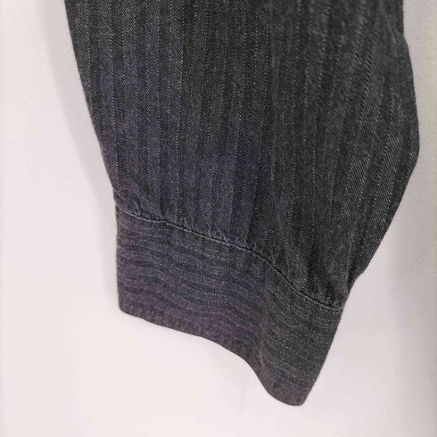 ハーレーダビッドソン HARLEY-DAVIDSON 90s シャドーストライプシャツ メンズ JPN:M