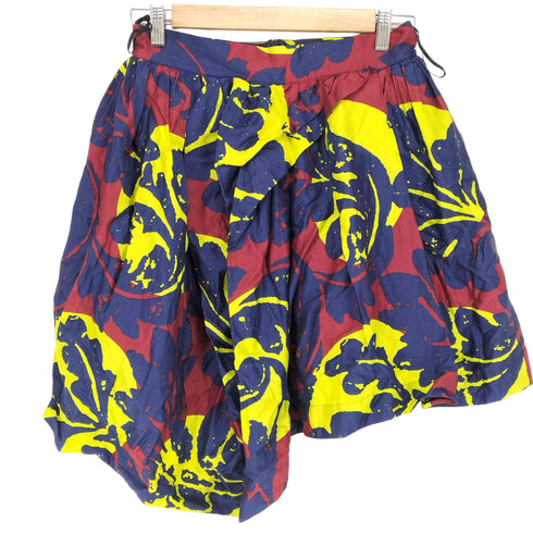 ヴィヴィアンウエストウッド アングロマニア Vivienne Westwood ANGLOMANIA 総柄アシンメトリーデザインフレアスカート レディース 42