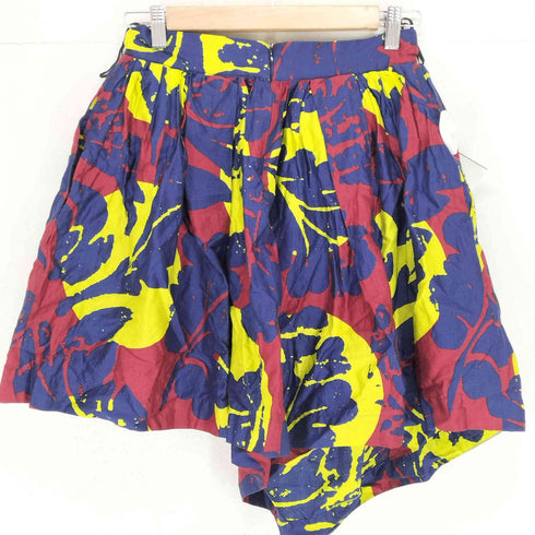 ヴィヴィアンウエストウッド アングロマニア Vivienne Westwood ANGLOMANIA 総柄アシンメトリーデザインフレアスカート レディース 42