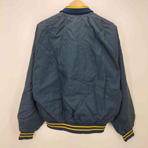 80-90S USA製 エンブレム ワッペン リブライン ナイロン コーチジャケット メンズ import:L