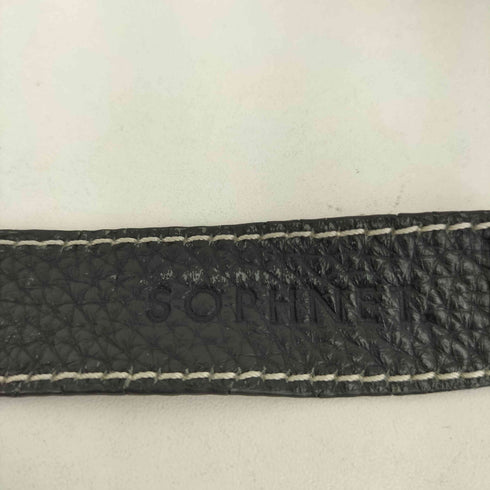 ソフネット SOPHNET. NARROW BELT ナロー レザーベルト メンズ