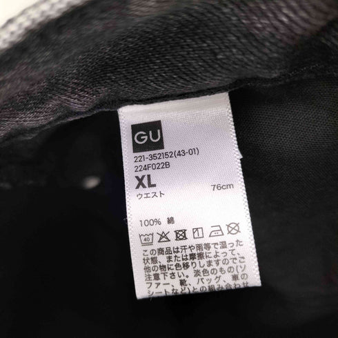 ジーユー GU バレルレッグジーンズ メンズ JPN:XL