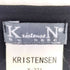 クリステンセンドゥノルド KristenseN DU NORD シルク リブ切替 バックギャザー Uネックカットソー レディース