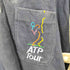 アディダス adidas デサント製 ATP TOUR ヘンリーネック カットソー メンズ JPN:M