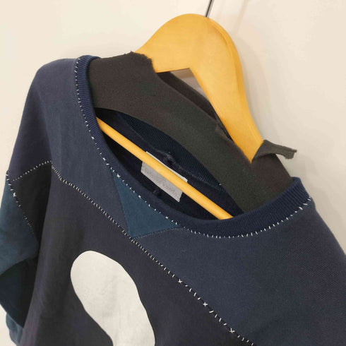 ケイスケカンダ keisuke kanda 手縫い Vガゼット 日の丸 スウェット トレーナー メンズ JPN:XL
