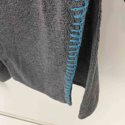 スドーク soduk 21SS ステッチデザイン スリット ニット カーディガン メンズ