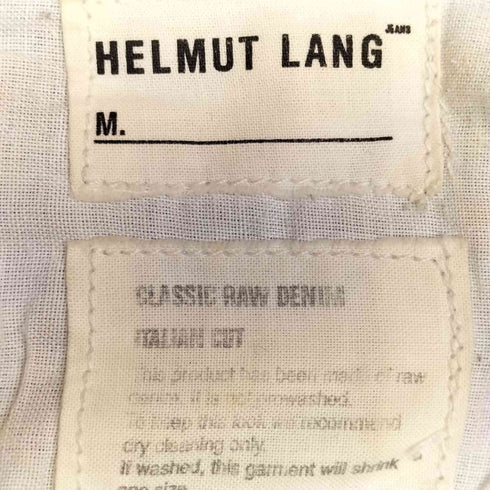 ヘルムートラング HELMUT LANG 90s 00s 本人期 archive CLASSIC RAW DENIM ITALIAN CUT ボタンフライ ストレートデニムパンツ レディース 26