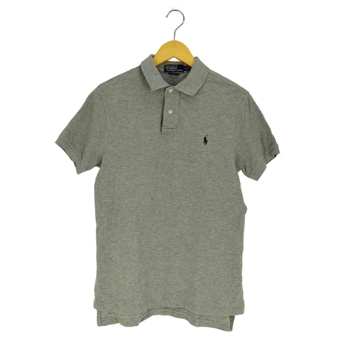 ポロバイラルフローレン Polo by RALPH LAUREN CUSTOM FIT ポニー刺繍 鹿の子 ポロシャツ メンズ import:M