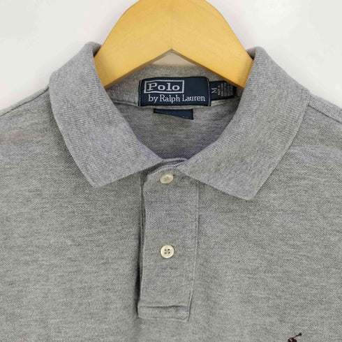 ポロバイラルフローレン Polo by RALPH LAUREN CUSTOM FIT ポニー刺繍 鹿の子 ポロシャツ メンズ import:M