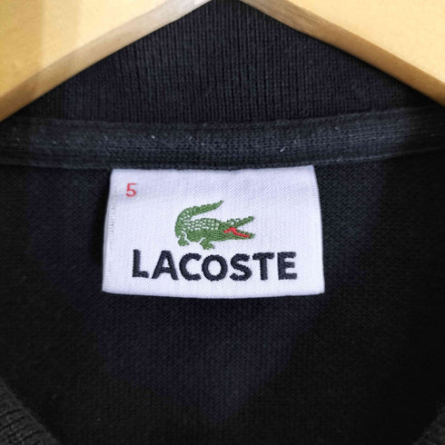 ラコステ LACOSTE ロゴワッペン 鹿の子 ポロシャツ メンズ 5