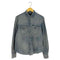 ディーゼル DIESEL ロゴパッチ スナップボタン デニムシャツ メンズ import:S