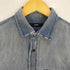 ディーゼル DIESEL ロゴパッチ スナップボタン デニムシャツ メンズ import:S