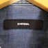 ディーゼル DIESEL ロゴパッチ スナップボタン デニムシャツ メンズ import:S