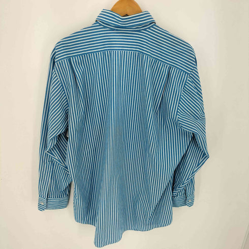 RIVERSIDE 70S~80S 企業ワッペン ストライプ L/S シャツ メンズ 16 1/2