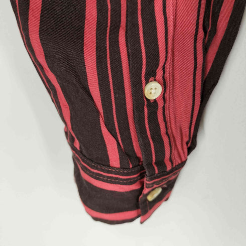 スコッチアンドソーダ SCOTCH&SODA L/S ストライプ 開襟シャツ メンズ JPN:M