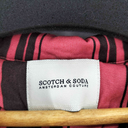 スコッチアンドソーダ SCOTCH&SODA L/S ストライプ 開襟シャツ メンズ JPN:M