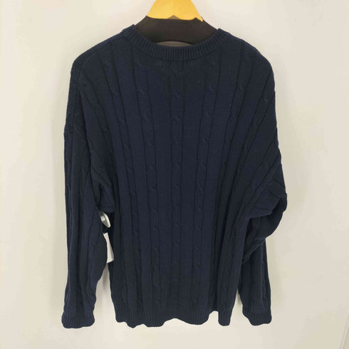 IZOD 90S ロゴ刺繍 コットン ケーブルニット L/S メンズ JPN:L