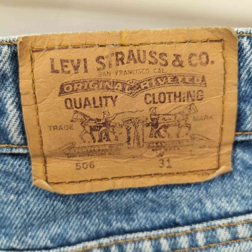 リーバイス Levis 90S USA製 ボタン裏581刻印 オレンジタブ 506 デニムパンツ メンズ 31