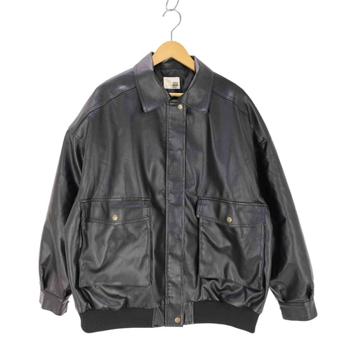 ジャバ JaVa フェイクレザーヴィンテージオーバーブルゾン レディース JPN:XL
