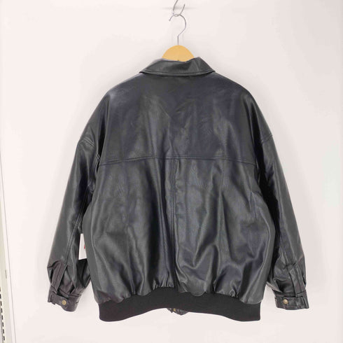 ジャバ JaVa フェイクレザーヴィンテージオーバーブルゾン レディース JPN:XL