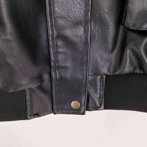 ジャバ JaVa フェイクレザーヴィンテージオーバーブルゾン レディース JPN:XL