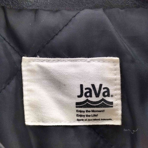 ジャバ JaVa フェイクレザーヴィンテージオーバーブルゾン レディース JPN:XL
