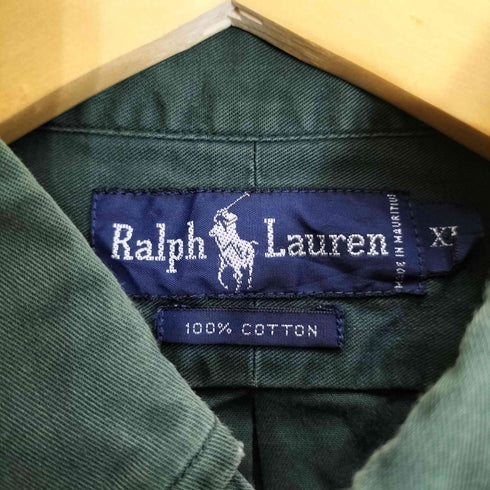 ラルフローレン RALPH LAUREN ポニー刺繍 コットン ボタンダウンシャツ メンズ import:XL