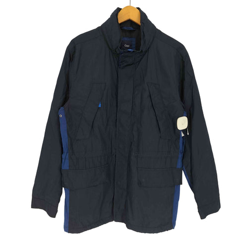 ギャップ Gap 八の字ジップ ウエスト ドローコード パッカブルフード ポリナイロン ジャケット メンズ import:M