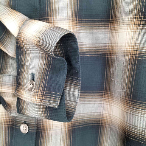 スピックアンドスパン Spick and Span 23SS オンブレチェックワイドシャツ レディース