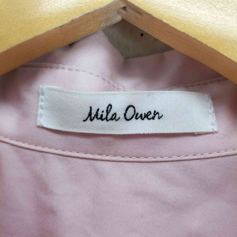 ミラオーウェン Mila Owen 24SS 釦ダウンラウンドヘム短丈シャツ レディース ONE SIZE